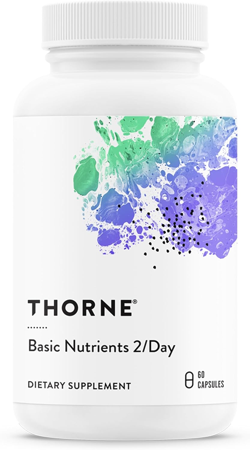 THORNE - Basic Nutrients 2/Day - Comprehensive Daily Multivitamin with Optimal Bioavailability